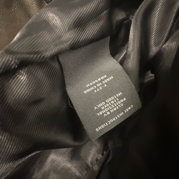 NWT Vince Camuto Leather Jacket Size XL - Picture 10 of 14